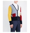 THOM BROWNE Funmix wool and mohair-blend cardigan