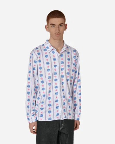 Always Do What You Should Do Hectic Hidden Placket Longsleeve Shirt In Multicolor