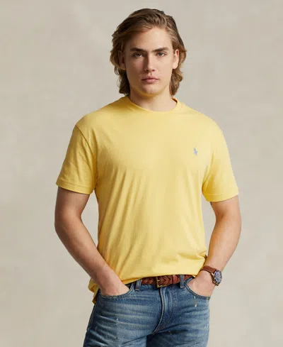 Polo Ralph Lauren Men's Classic-fit Jersey Crewneck T-shirt In Fall Yellow