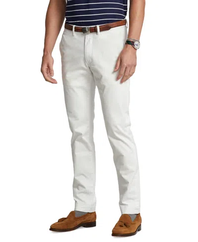 Polo Ralph Lauren Men's Stretch Slim Fit Chino Pants In Deckwash White