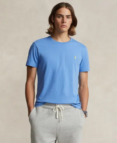 Polo Ralph Lauren Men's Classic-fit Jersey Crewneck T-shirt In Summer Blue