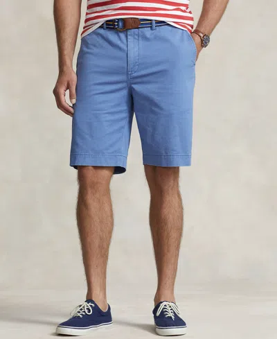 Polo Ralph Lauren Men's Big & Tall Stretch Classic Fit Chino Shorts In Nimes Blue