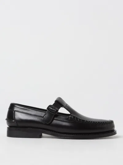 Hereu Alber Loafers In Smooth Black Leather