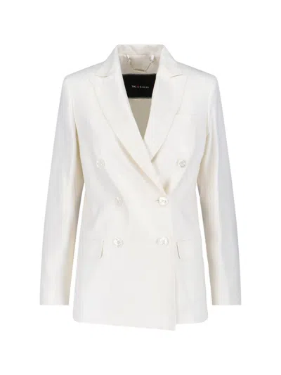 Kiton Blazer In White