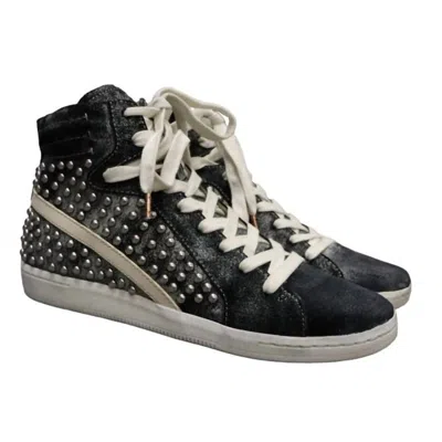 Dolce Vita Women's Natty Stud Sneaker In Black Suede