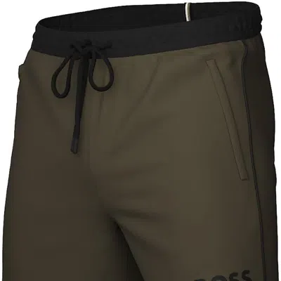 Hugo Boss Men Standard Medium Length Solid Swim Shorts Trunks Fern Green