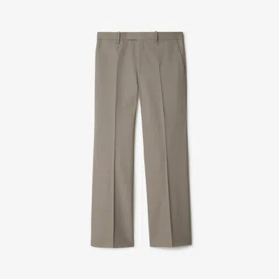 Burberry Wool Tailored Trousers In Cliff