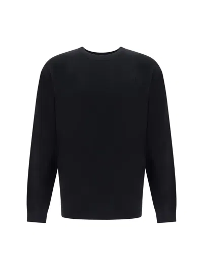 Helmut Lang Seamed Sweater In Black