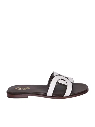 Tod's Sandals In White