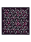 ALEXANDER MCQUEEN Starlight skull print silk twill scarf