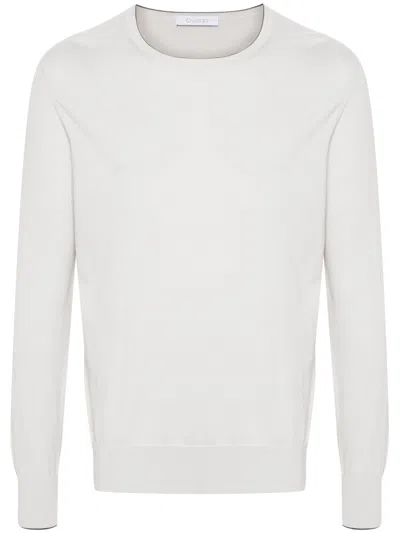 Cruciani Light Grey Cotton Sweater