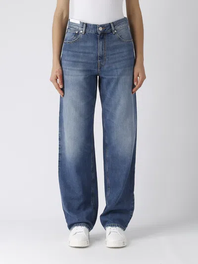 Pt01 Cotton Jeans In Denim Chiaro