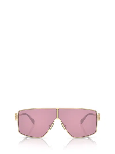 Miu Miu Women's Sunglasses, Mirror Mu 51zs In Pale Gold