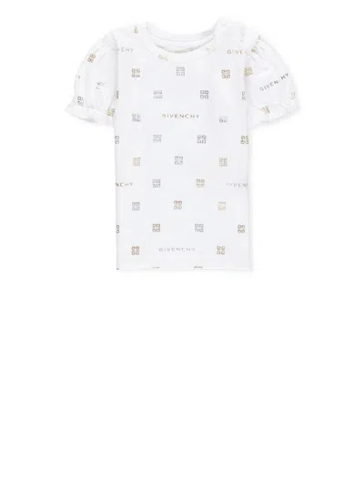 Givenchy Babies' T-shirt With Logo In White