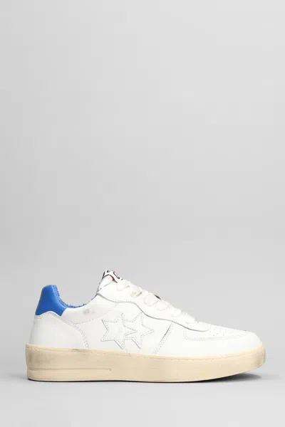 2star Padel Star Trainers In White Leather