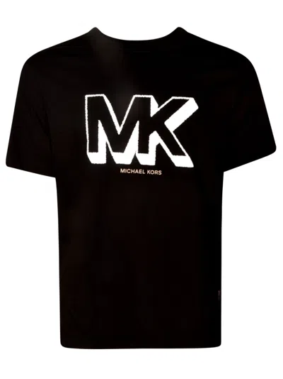 Michael Kors Logo Detail T-shirt In Black