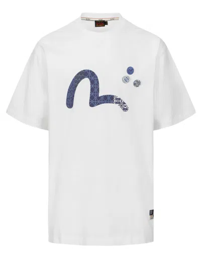 Evisu T-shirts And Polos White