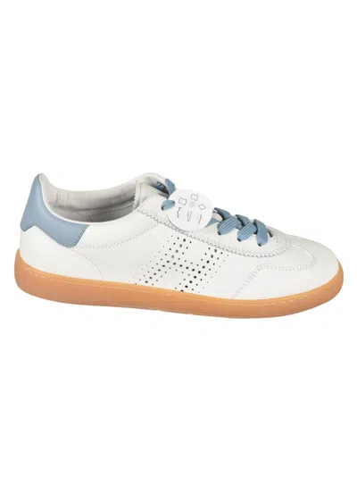 Hogan Perforated Low Sneakers In White