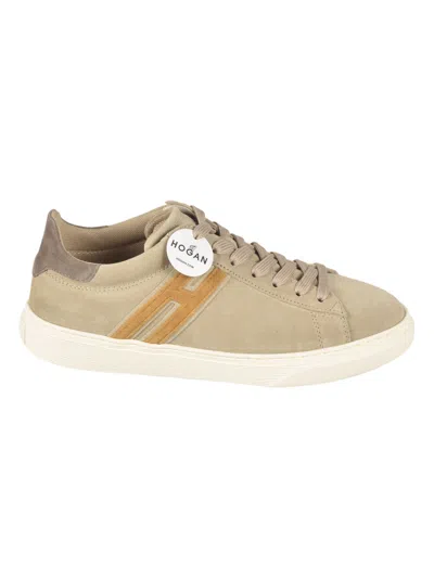 Hogan H365 Canaletto Sneakers In Chocolate