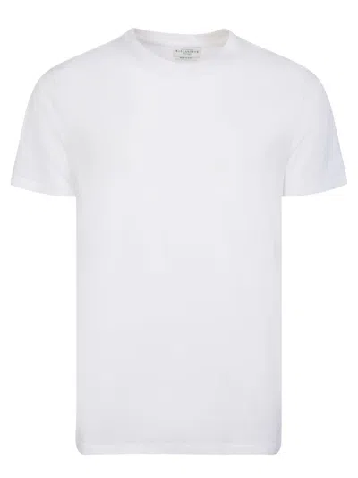 Ballantyne Short Sleeve Roundneck T-shirt In White