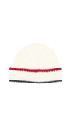 MAISON KITSUNÉ MULTICOLOR RIBBED HAT,MAISK30431