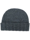 Drumohr Grey Cashmere Hat