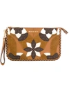 MICHAEL MICHAEL KORS MICHAEL MICHAEL KORS DANIELA CLUTCH - BROWN,32T7GDDW9012296001