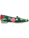 CHARLOTTE OLYMPIA FLORAL LOAFERS,ROSEGARDENSLIPPERV00975612292078