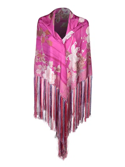 Pierre-louis Mascia Aloe Fuxia Scarf In Pink