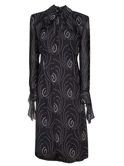 Prada Black Printed Dress
