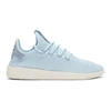 ADIDAS ORIGINALS BY PHARRELL WILLIAMS Blue Tennis Hu Sneakers