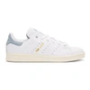 ADIDAS ORIGINALS BY PHARRELL WILLIAMS White & Blue Stan Smith Sneakers