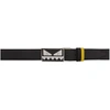 FENDI Reversible Black & Yellow 'Bag Bugs' Belt