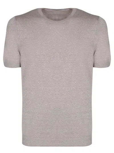 Tagliatore Beige Knitted T-shirt