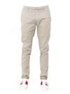 Dondup - Gaubert Trousers With Slit Pockets In Beige