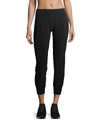 Norma Kamali Pull-on Stretch-jersey Jogger Pants In Black
