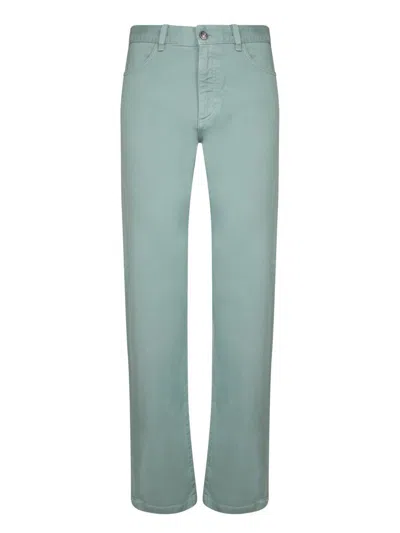 Zegna Trousers In Green