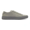 COMMON PROJECTS WOMAN BY COMMON PROJECTS GREY NUBUCK ORIGINAL ACHILLES LOW SNEAKERS