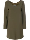 BOUTIQUE MOSCHINO BUTTONED SLEEVE V,A0422582412296169