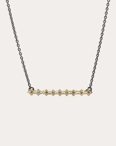 Armenta Women's Diamond Crivelli Bar Necklace In Gold