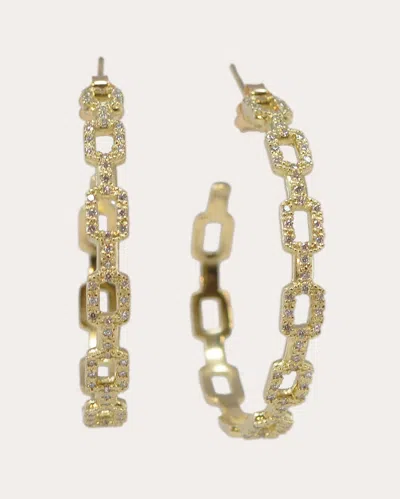 Armenta Women's Sueno Paperclip Hoop Earrings In Gold
