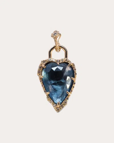 Armenta Women's London Blue Topaz Heart Pendant