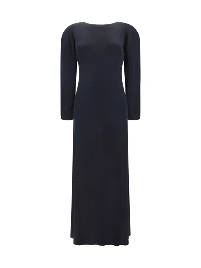 The Row Evins Dress In Black