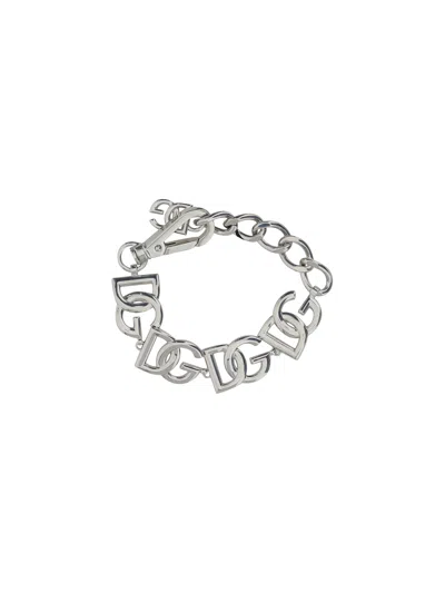 Dolce & Gabbana Pop Bracelet In Argento/palladio