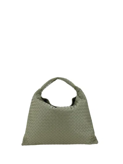 Bottega Veneta Hop Shoulder Bag In Travertine