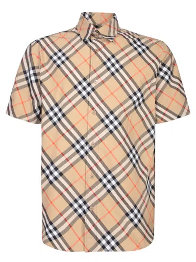 Burberry Shirts In Beige