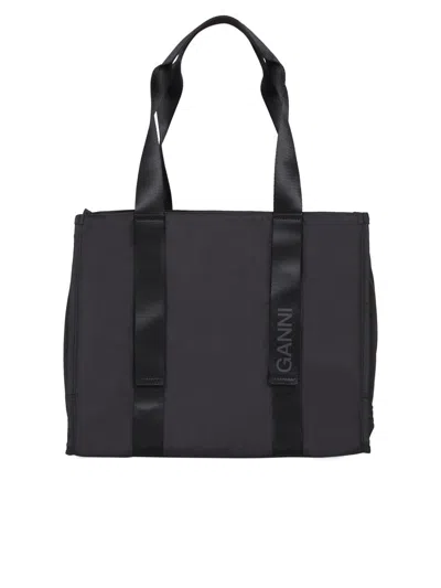 Ganni Tote Bags  Woman Colour Black