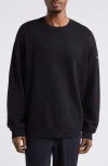 Alo Yoga Chill Crewneck Sweatshirt In Black