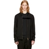 Song For The Mute Black 'mute' Strap Bomber Jacket