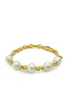 Howl 18k Yellow Gold Rami Pearl Bracelet